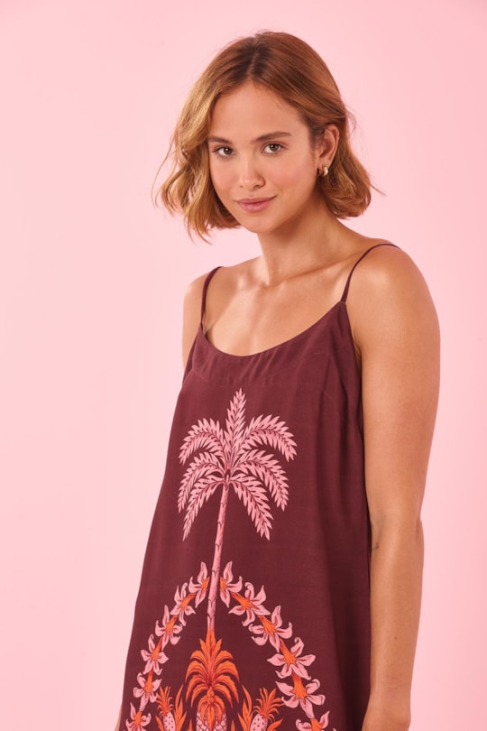 Imagem do produto Vestido Curto Mikaela Loc Cult Flower