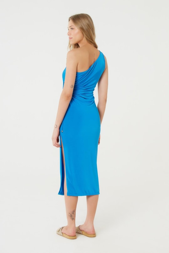 Imagem do produto Vestido Detalhe Cintura Vazado Color