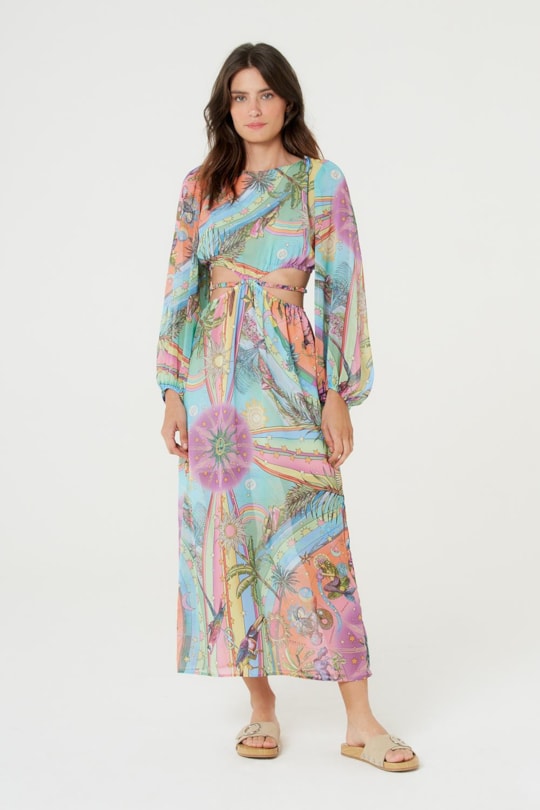 Vestido Detalhes Universo Solar