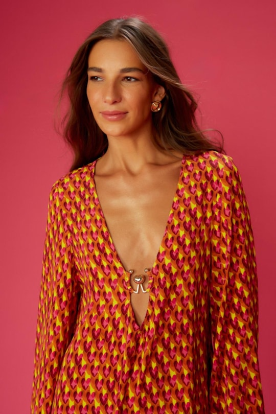 Imagem do produto Vestido Entremeio Metal Ai Meu Coracao