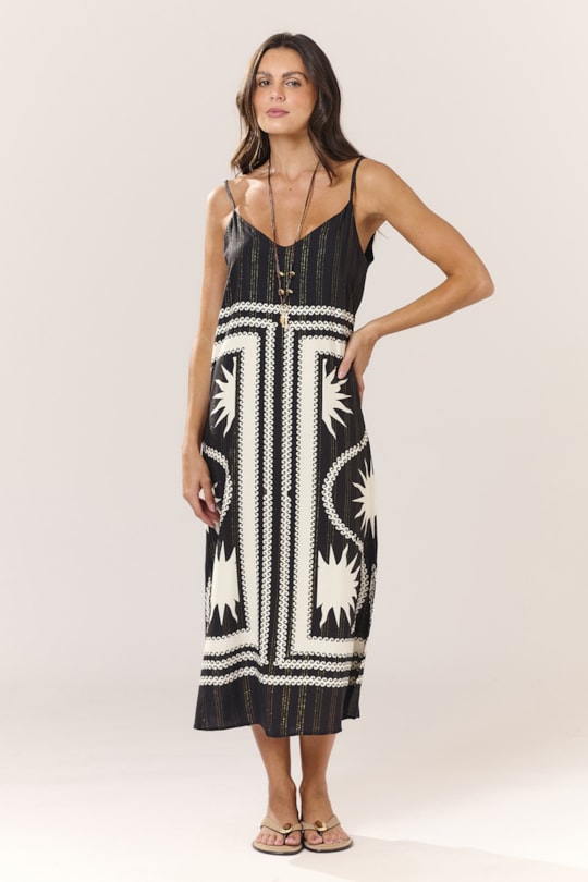 Imagem do produto Vestido Flavia Localizado Conchas