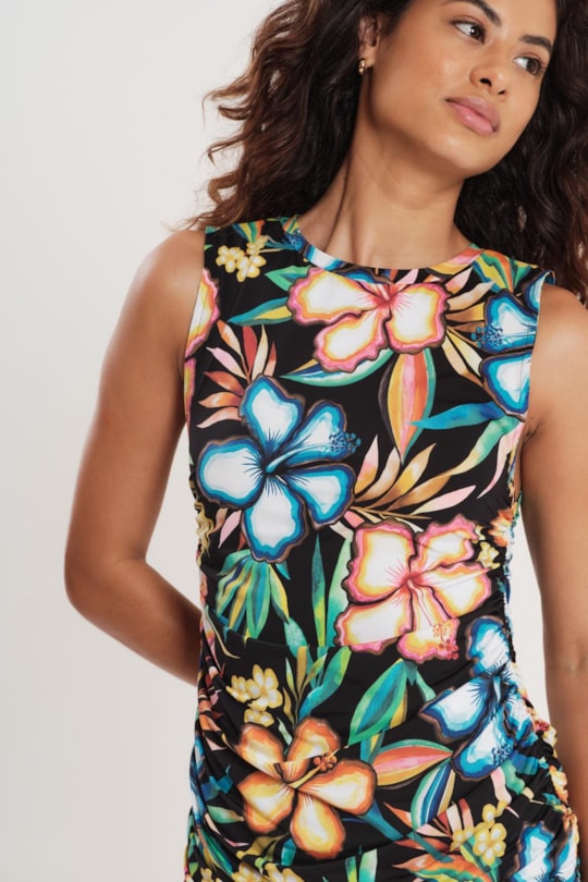 Imagem do produto Vestido Franzidos Laterais Coquetel