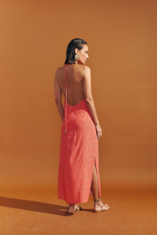 Vestido Frente Unica Fingers Rosa