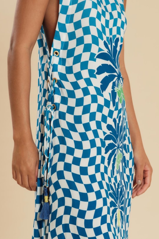 Imagem do produto Vestido Ilhos Localizado Xadrez