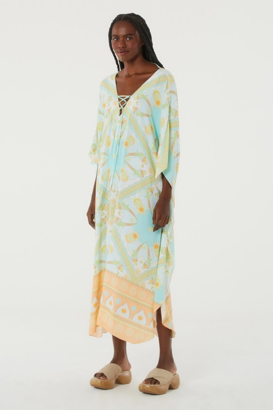 Imagem do produto Vestido Kaftan Bell Barrado Joy