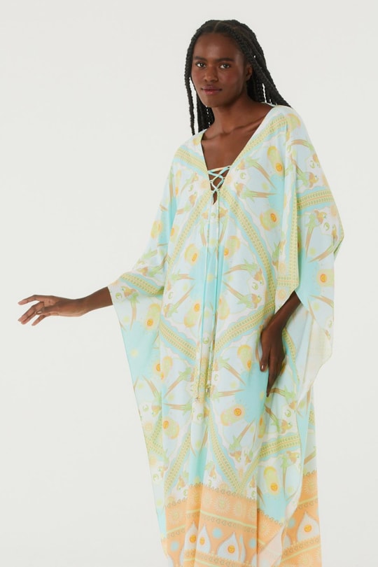 Imagem do produto Vestido Kaftan Bell Barrado Joy