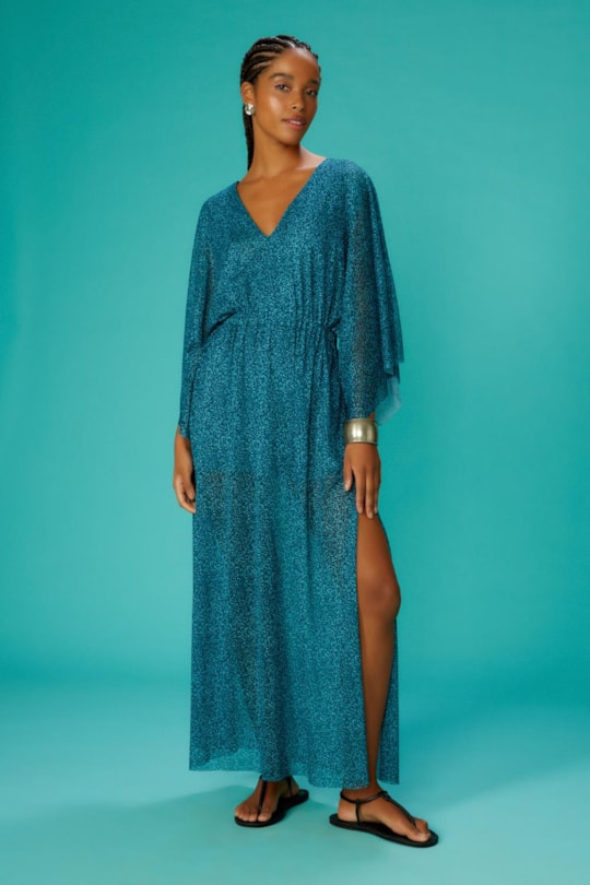 Imagem do produto Vestido Kaftan Elastico Cintura