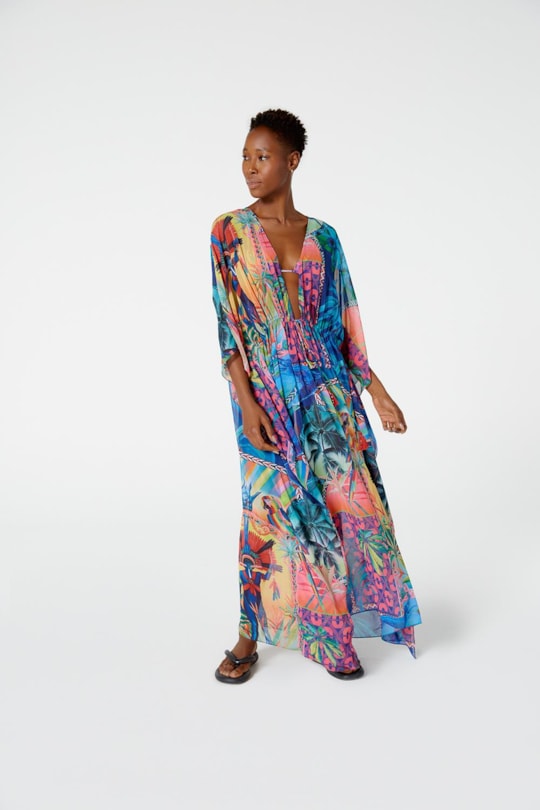 Imagem do produto Vestido Kaftan Longo Indio