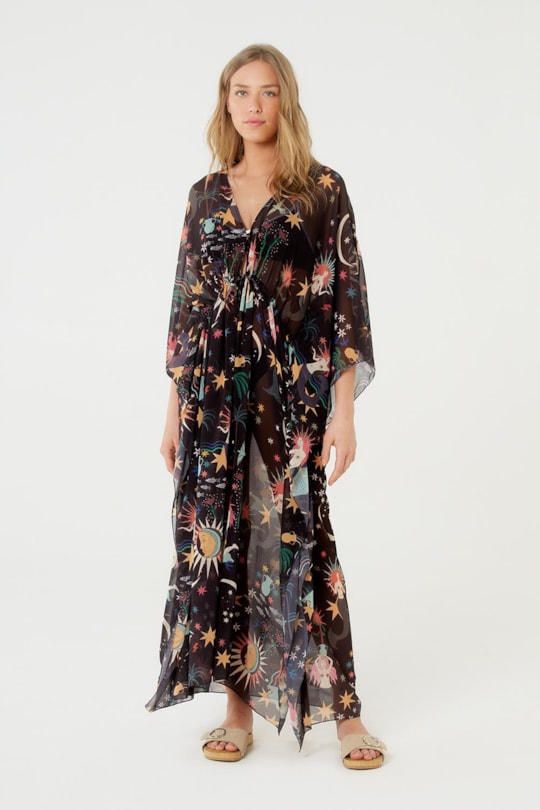 Imagem do produto Vestido Kaftan Longo Mistica
