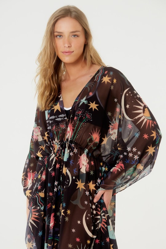 Imagem do produto Vestido Kaftan Longo Mistica