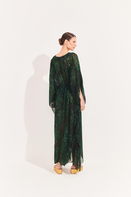 Vestido Kaftan Longo Suspiro