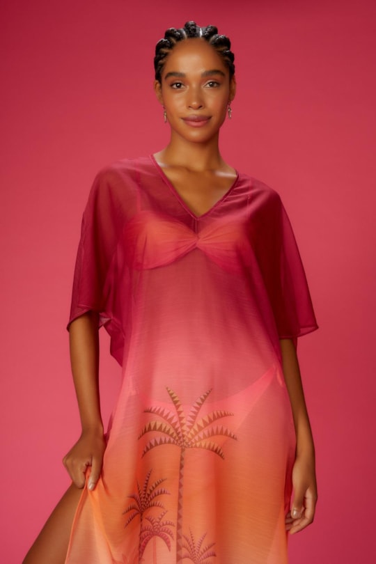 Imagem do produto Vestido Kaftan Manu Loc Deliriumtropical
