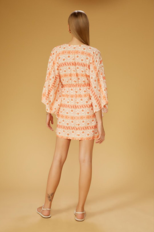Imagem do produto Vestido Kaftan New Equilibrio Loc Salmao