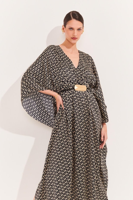 Imagem do produto Vestido Kaftan Seda Lorena Dita