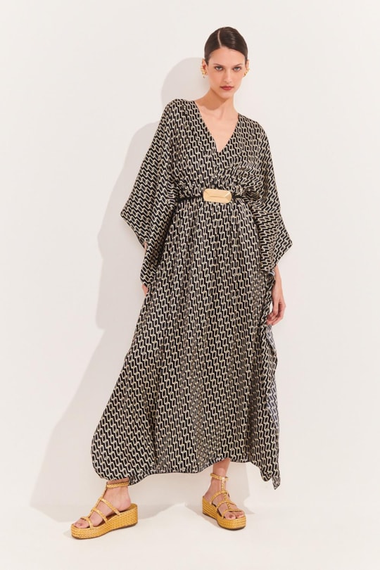Imagem do produto Vestido Kaftan Seda Lorena Dita