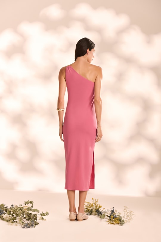 Vestido Longo Ombro Elos New