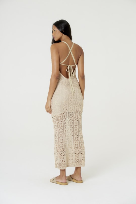 Imagem do produto Vestido Longo Tricot Lurex