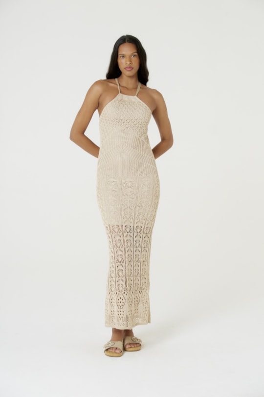 Imagem do produto Vestido Longo Tricot Lurex