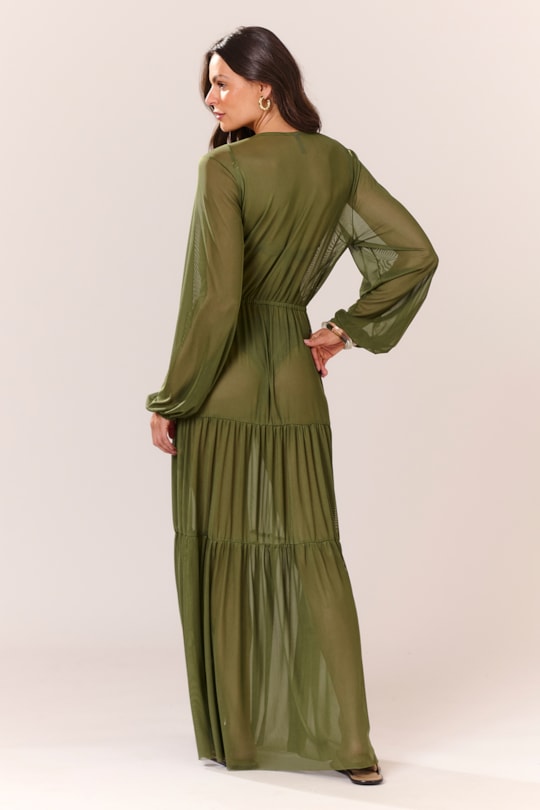 Imagem do produto Vestido Longo Tule Liso