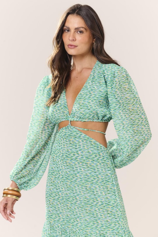 Imagem do produto Vestido Manga Resort Reflexo