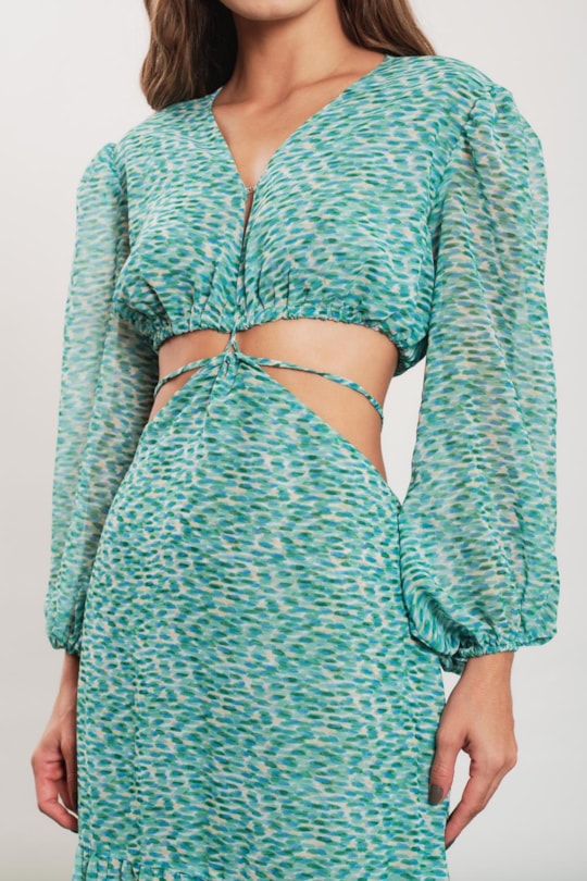 Imagem do produto Vestido Manga Resort Reflexo