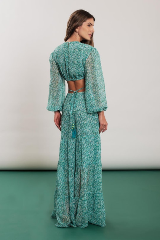 Imagem do produto Vestido Manga Resort Reflexo