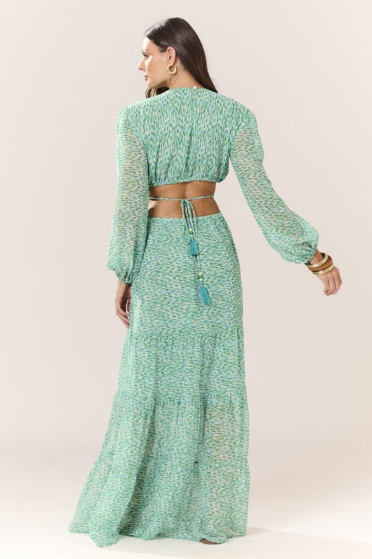 Imagem do produto Vestido Manga Resort Reflexo