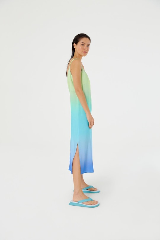 Imagem do produto Vestido Midi Degrade Sky Barrado