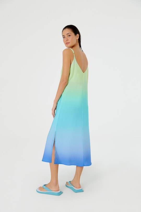 Imagem do produto Vestido Midi Degrade Sky Barrado