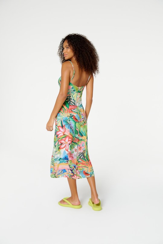 Imagem do produto Vestido Midi Fenda Selvagem