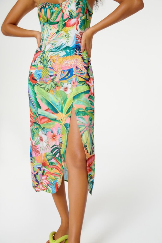 Imagem do produto Vestido Midi Fenda Selvagem