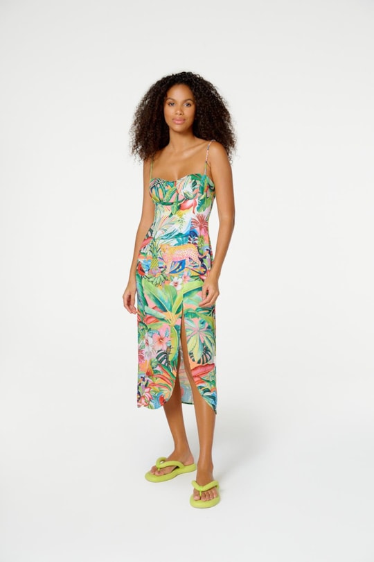 Imagem do produto Vestido Midi Fenda Selvagem