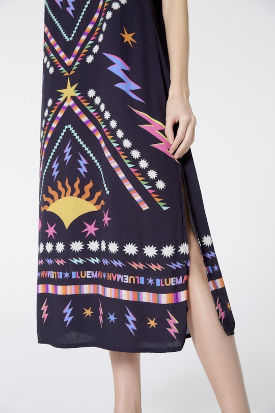 Imagem do produto Vestido Midi Mikaela Loc. Raios Degrade