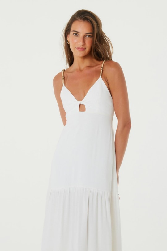 Imagem do produto Vestido Midi Mix Tecidos Liso