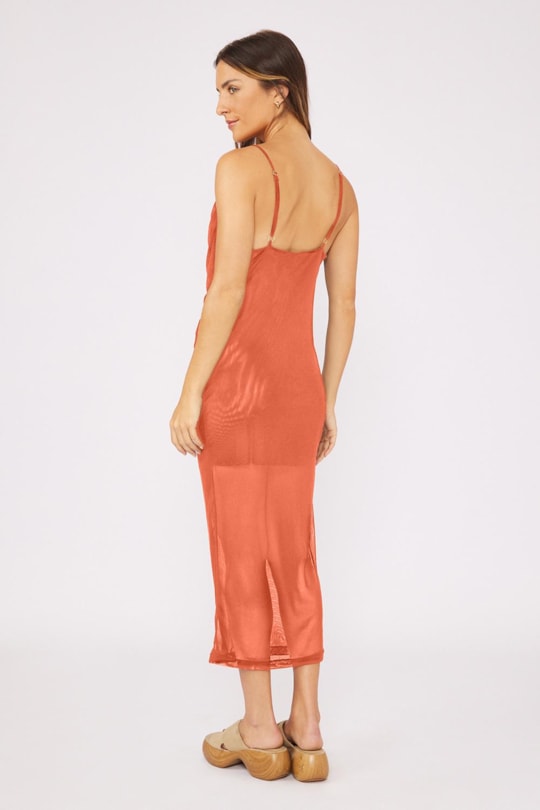 Imagem do produto Vestido Midi Tule Degage Liso