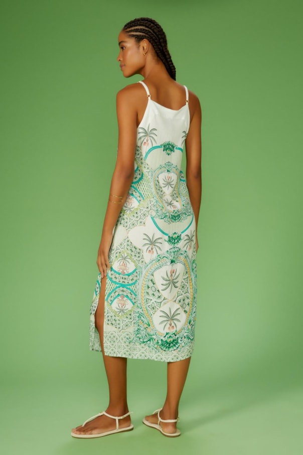 Vestido Mikaela Loc. Azulejaria
