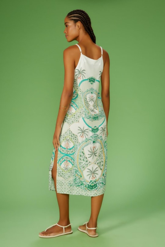 Vestido Mikaela Loc. Azulejaria