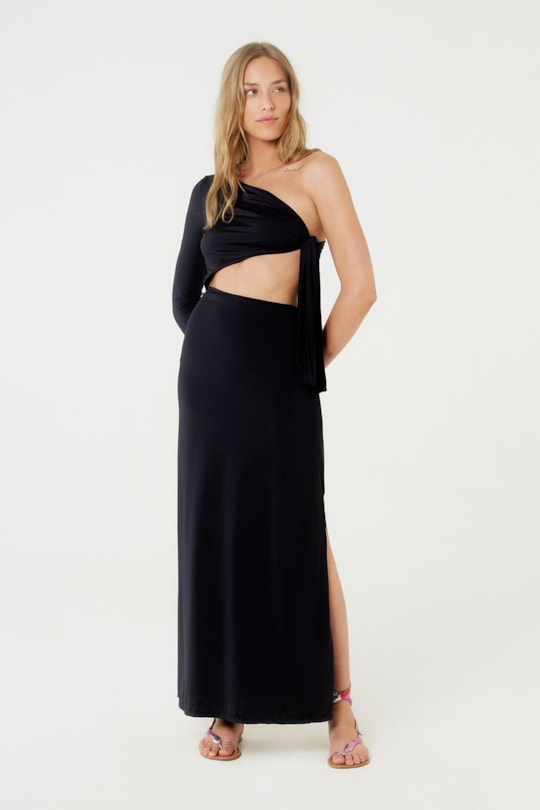 Imagem do produto Vestido Ombro So Amarracao Liso