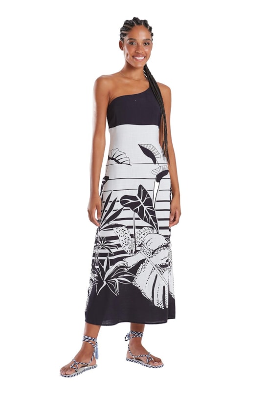 Imagem do produto Vestido Ombro So Barrado Eclipse