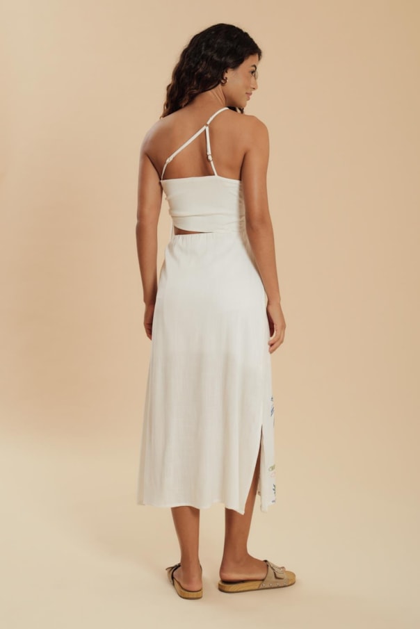 Vestido Ombro So Bordado