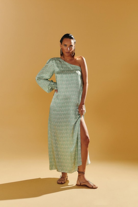 Imagem do produto Vestido Ombro So Georgia Estampa y