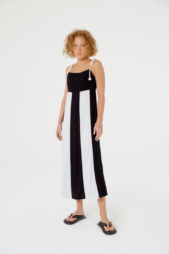 Imagem do produto Vestido P&b Liso