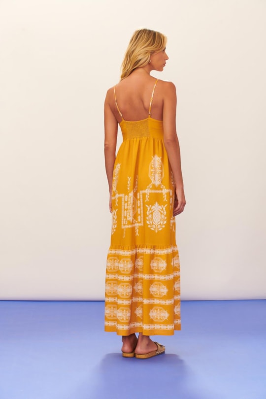 Vestido Recorte Busto Loc Seiva Doce