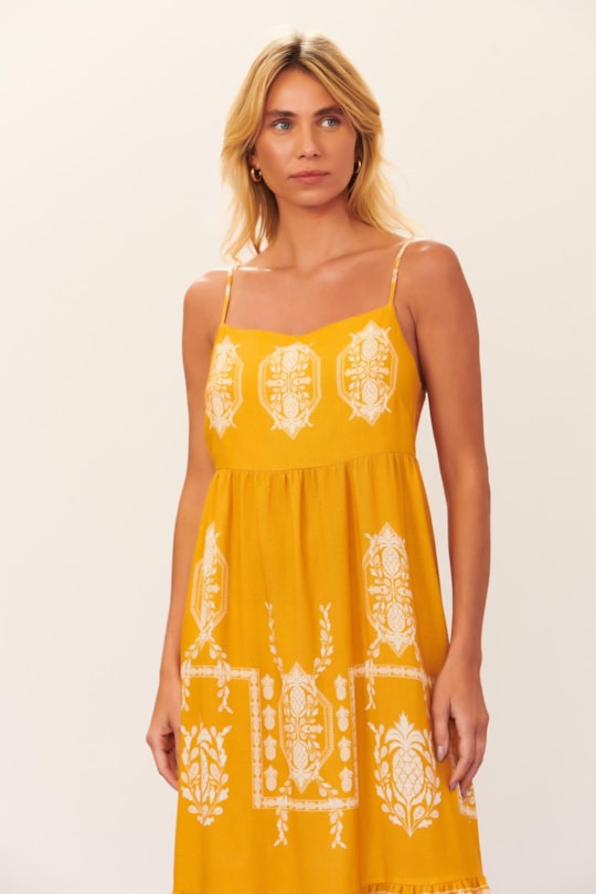 Imagem do produto Vestido Recorte Busto Loc Seiva Doce