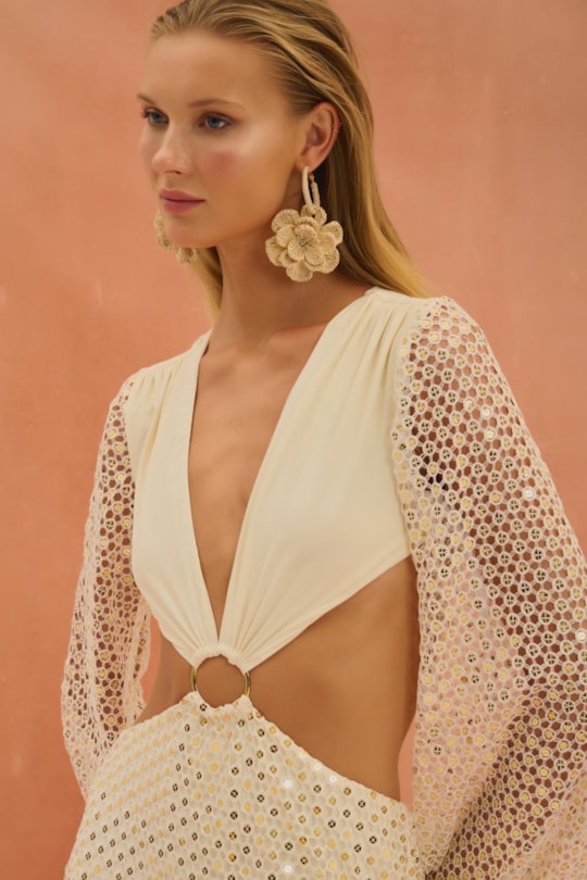 Imagem do produto Vestido Recortes Tela Margot