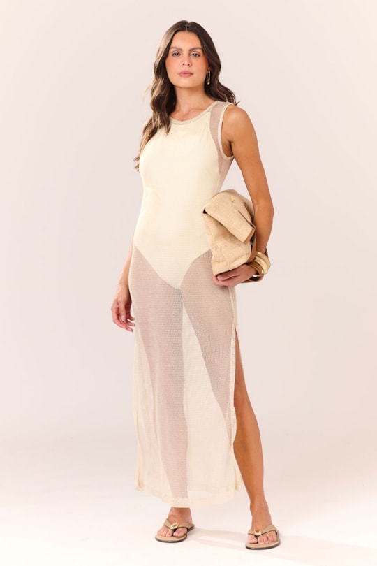 Imagem do produto Vestido Regata Tela Gold