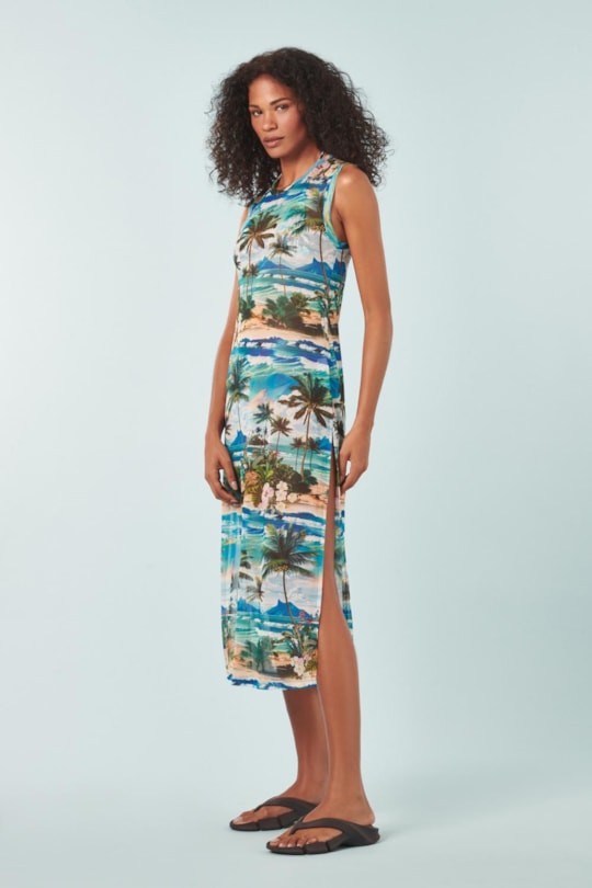 Vestido Regata Tule Havai Rio