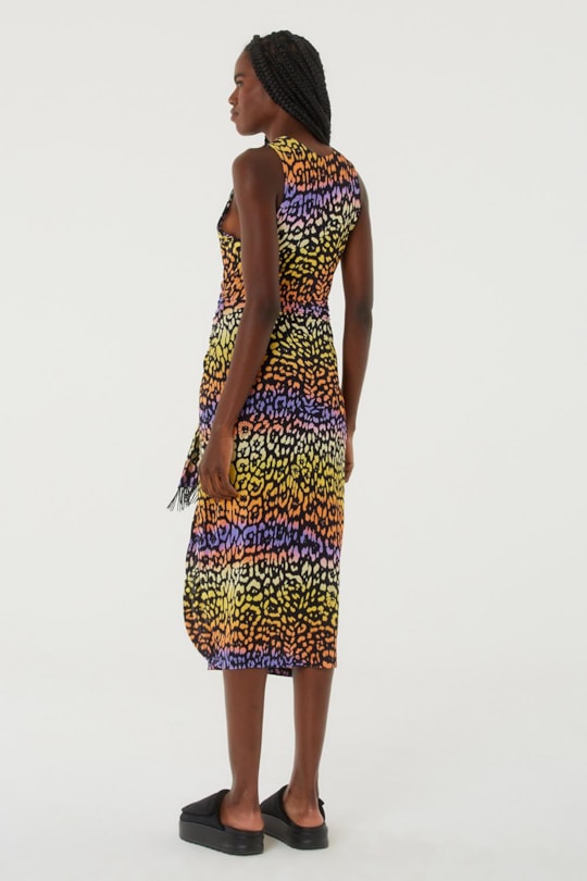 Imagem do produto Vestido Saia Sobreposta Onca Degradee