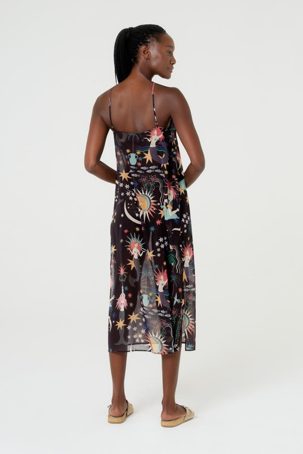 Vestido Saida Argola Frente Mistica