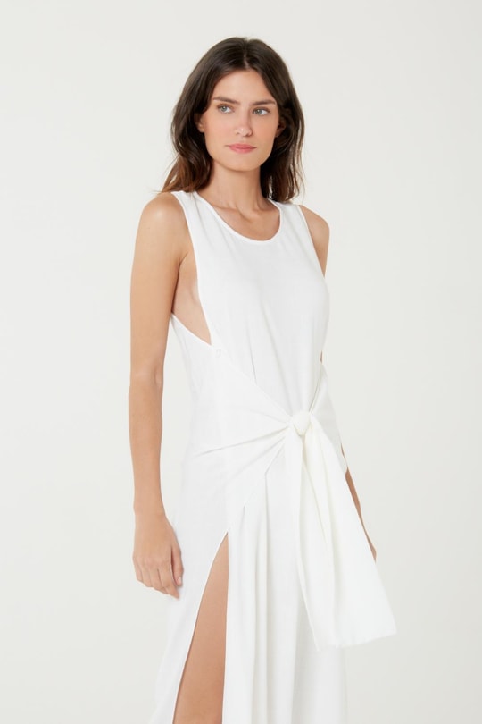 Imagem do produto Vestido Saida Cropped Liso